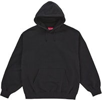 Supreme Satin Appliqué Hooded Sweatshirt (FW25) Black Supreme Satin Appliqué Hooded Sweatshirt (FW25) Black