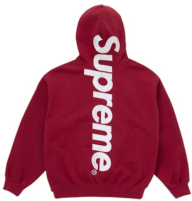 Supreme 緞面貼花連帽衫 (FW25) 紅色 Order Supreme 緞面貼花連帽衫 (FW25) 紅色