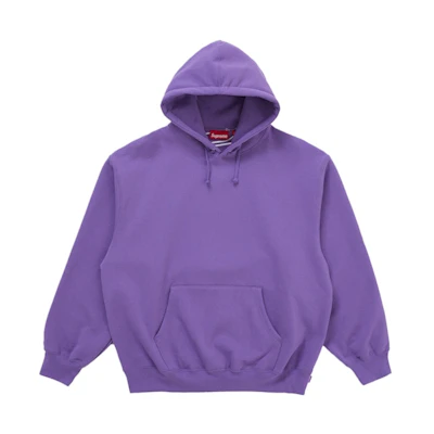 Supreme Satin Appliqué Hooded Sweatshirt (FW25) Violet