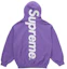 Order Supreme Satin Appliqué Hooded Sweatshirt (FW25) Violet