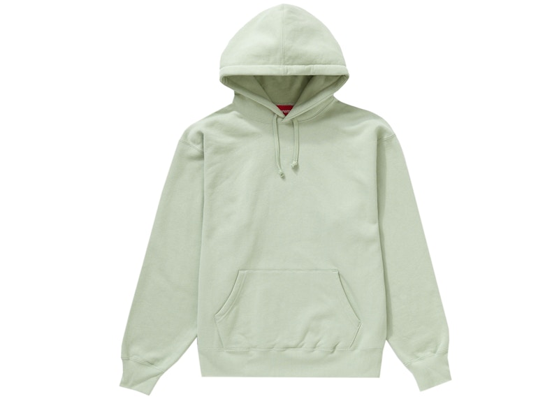 Buy Supreme Satin Appliqué Hooded Sweatshirt Mint - Novelship