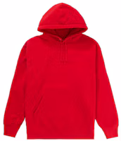 Order Supreme 緞面貼花連帽運動衫 紅色