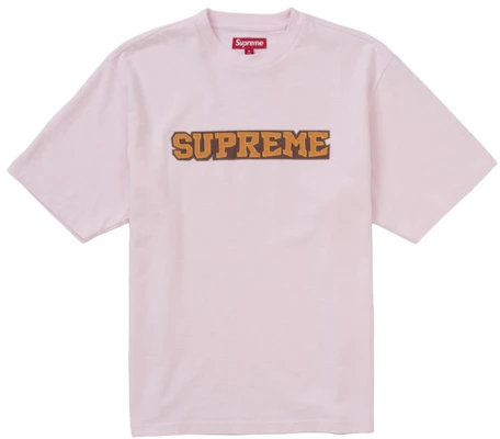 Supreme Satin Appliqué S/S Top Light Pink Buy Supreme Satin Appliqué S/S Top Light Pink