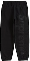 Supreme Satin Appliqué Sweatpant (FW23) Black