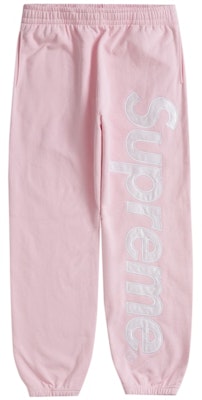 Supreme Pantalón Deportivo Satinado Appliqué (FW23) Rosa Claro Buy Supreme Pantalón Deportivo Satinado Appliqué (FW23) Rosa Claro