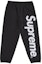Buy Supreme Satin Appliqué Sweatpant (FW25) Black