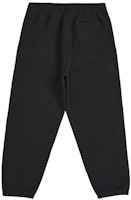 Supreme Satin Appliqué Sweatpant (FW25) Hitam Order Supreme Satin Appliqué Sweatpant (FW25) Hitam