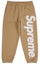 Buy Supreme 緞面刺繡運動褲 (FW25) 棕色