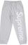 Buy Supreme Satin Appliqué Sweatpant (FW25) Heather Grey