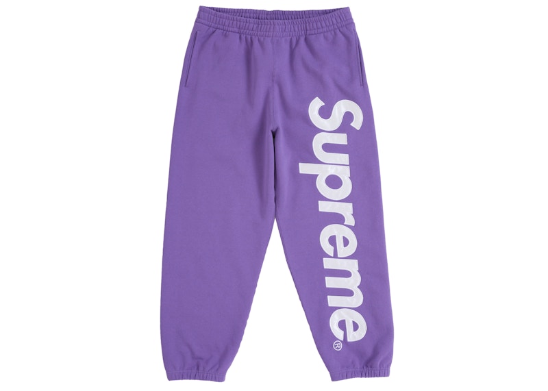 Buy Supreme Satin Appliqué Sweatpant (FW25) Ungu Violet