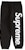 Supreme Satin Appliqué Sweatpant Black