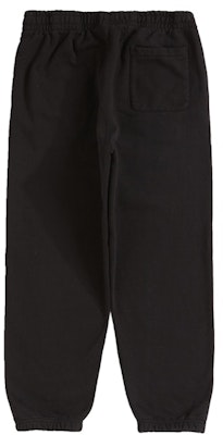 Supreme Satin Appliqué Sweatpant Black Order Supreme Satin Appliqué Sweatpant Black