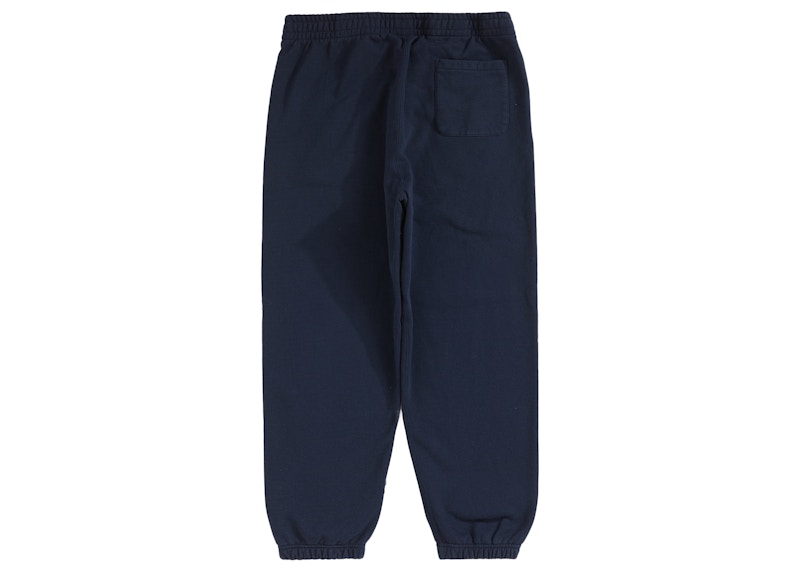 Order Supreme 緞面裝飾海軍藍運動褲