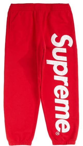 supreme-satin-applique-sweatpant-red