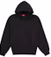 Buy Supreme 缎面贴花连帽卫衣 (SS26) 黑色