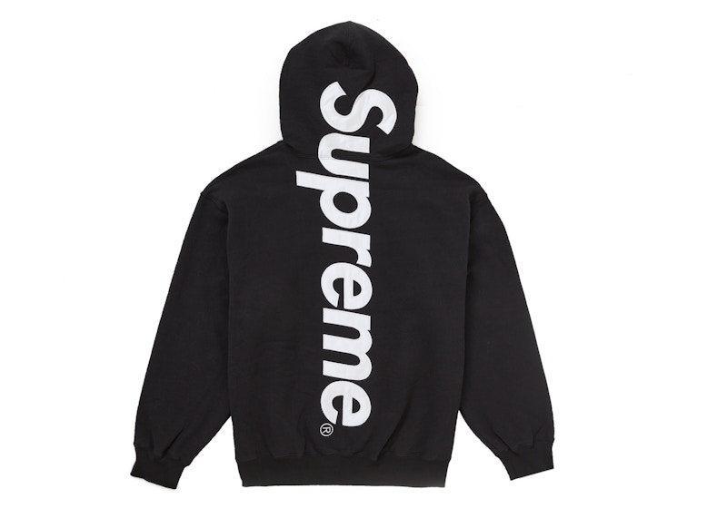 Buy Sudadera con Capucha Supreme Satin Applique FW24 Negra.