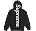 Buy Supreme Satin Applique Hooded Sweatshirt FW24 Black
