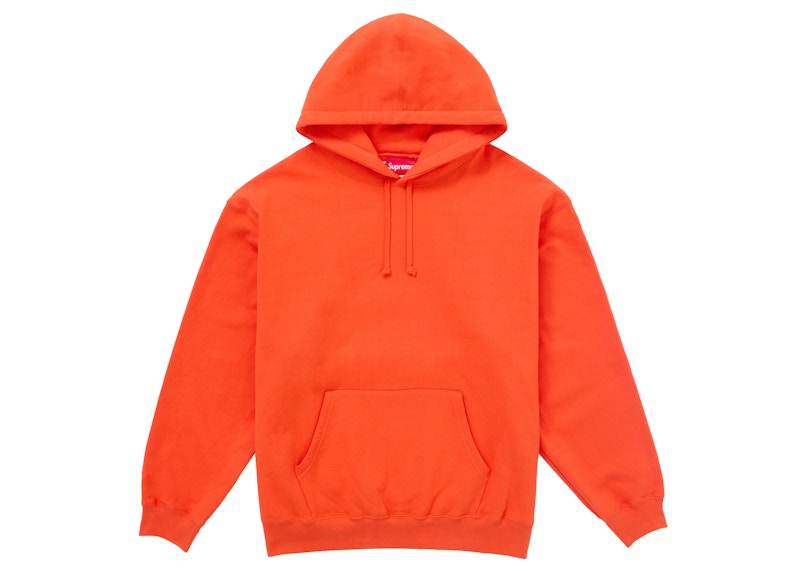 Order Supreme Sudadera Con Capucha Satinada FW24 Naranja Brillante