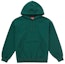 Order Supreme Satin Applique Hooded Sweatshirt FW24 Dark Green