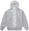 Buy Sudadera con Capucha Supreme Satin Applique FW24 Gris Jaspeado.