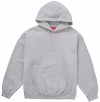 Order Supreme 緞面徽章連帽衫 FW24 淺灰色