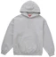 Order Sudadera con Capucha Supreme Satin Applique FW24 Gris Jaspeado.