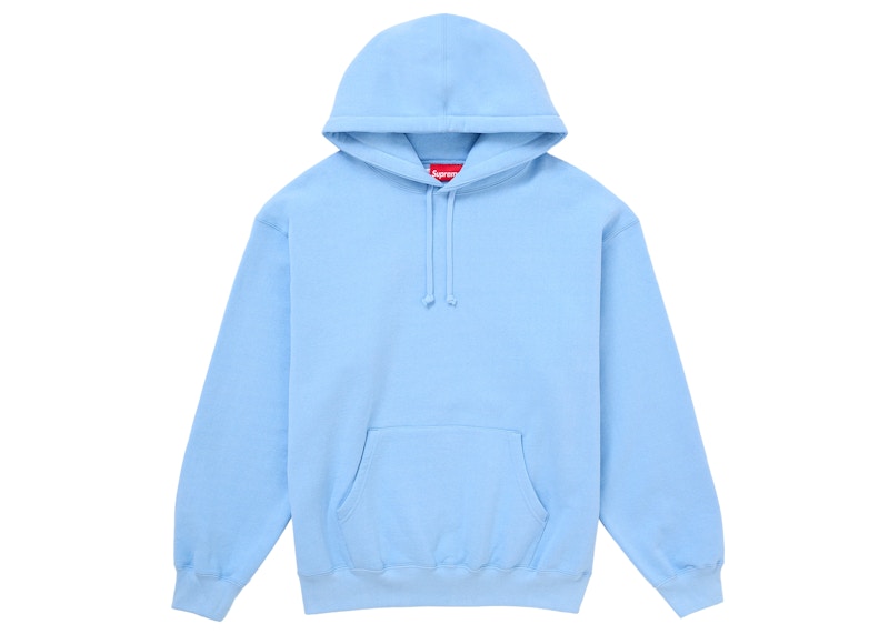 Order Sudadera con Capucha Supreme Satin Applique FW24 Azul Claro.