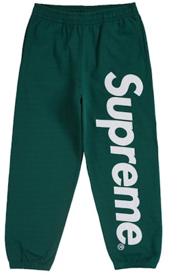 Supreme 緞面貼布運動褲 FW24 深綠色 Buy Supreme 緞面貼布運動褲 FW24 深綠色