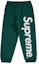 Buy Supreme 緞面貼布運動褲 FW24 深綠色