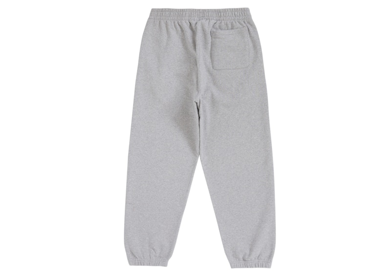 Order Supreme Satin Applique Sweatpant FW24 Kelabu Heather