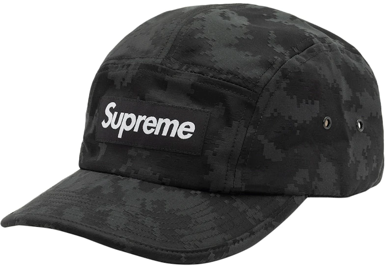 supreme-satin-digi-camo-camp-cap-black