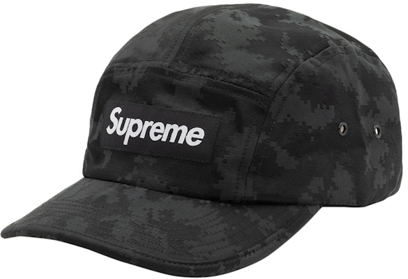 Supreme Satin Digi Camo Camp Cap Black Buy Supreme Satin Digi Camo Camp Cap Black