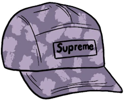 Supreme Satin Digi Camo Camp Cap Light Purple Supreme Satin Digi Camo Camp Cap Light Purple