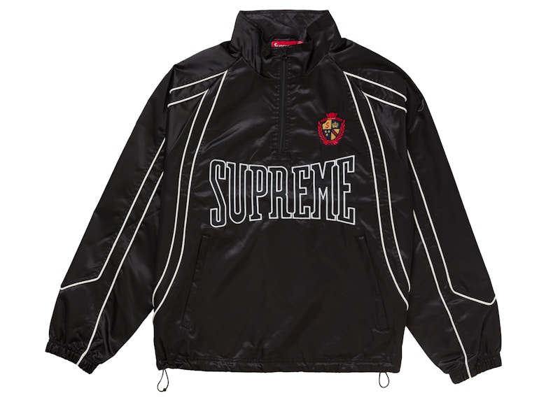 Supreme Satin Piping Pullover Black