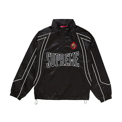 Supreme Satin Piping Pullover Black