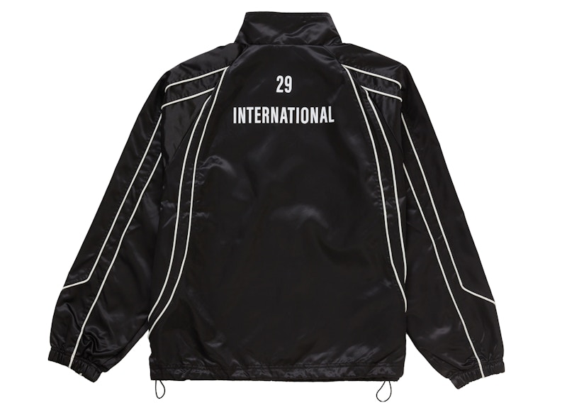 Order 슈프림 새틴 파이핑 풀오버 블랙