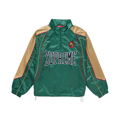 Supreme Satin Piping Pullover Green