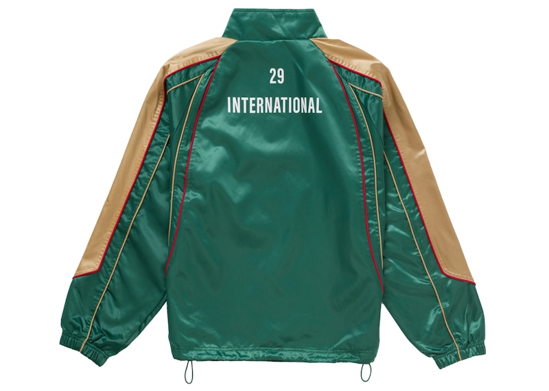 Order 슈프림 새틴 파이핑 풀오버 그린