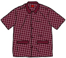 Supreme Satin Pyjama Set Red Supreme Satin Pyjama Set Red