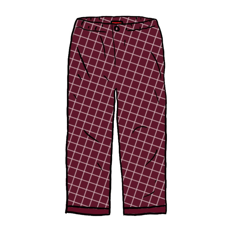 Order 至尊緞面睡衣套裝 紅色