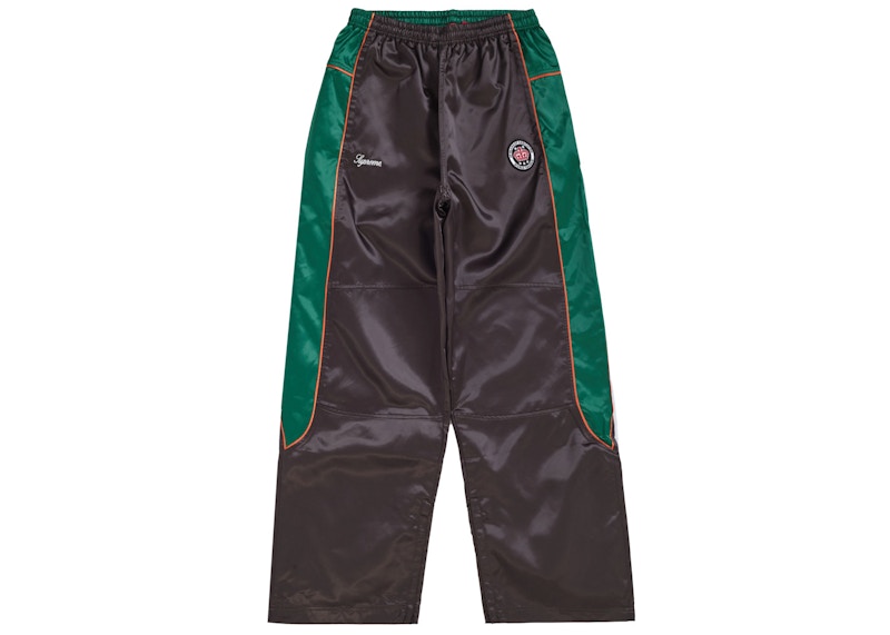 Supreme Satin Track Pant Brown