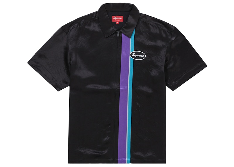 トップス Supreme Abstract Textured Zip Up Polo Buy Supreme Abstract Textured Zip Up Polo Black - Novelship