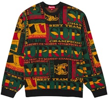 Supreme Scarf Sweater Black Supreme Scarf Sweater Black