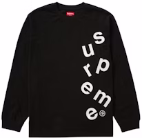 Supreme Scatter Logo L/S Top Black Supreme Scatter Logo L/S Top Black