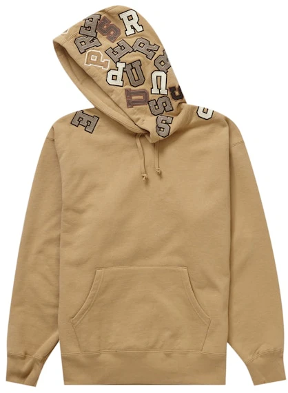 supreme-scattered-applique-hooded-sweatshirt-dark-tan