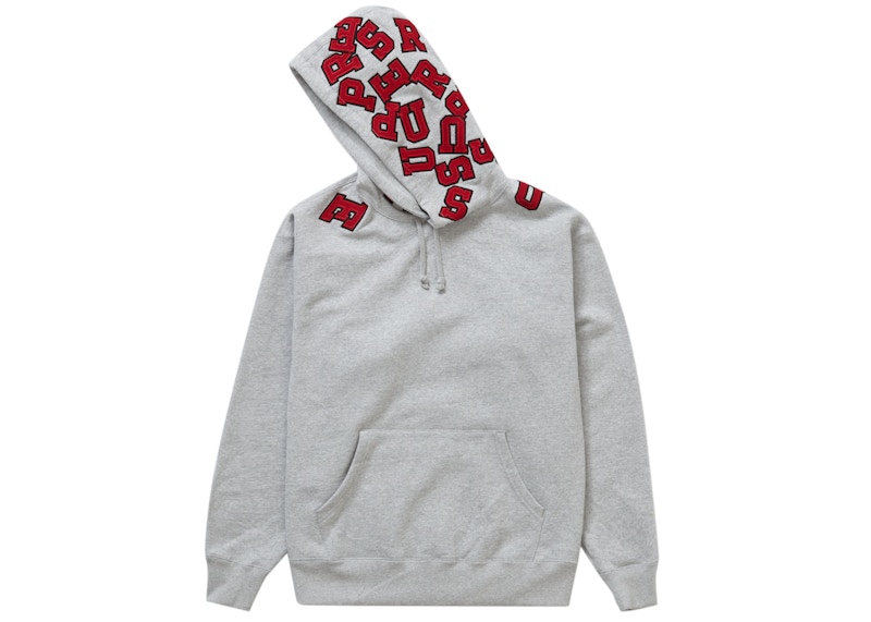 Buy Sweater Hoodie Supreme Scattered Appliqué Abu-abu Heather