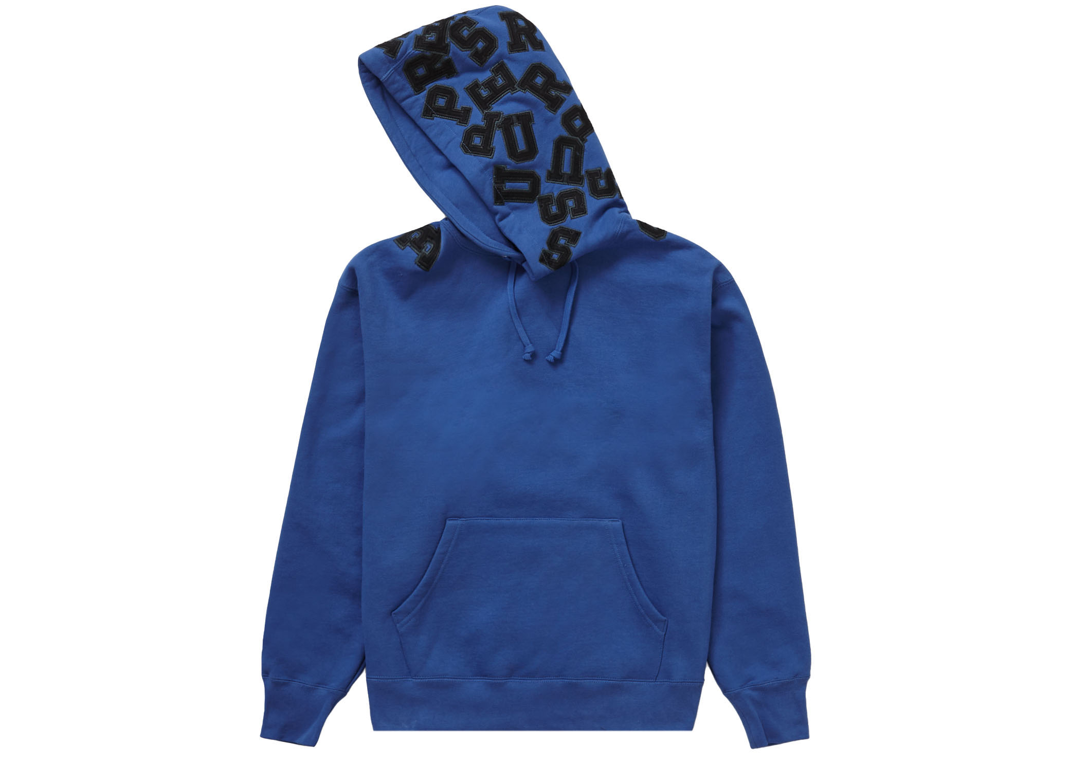 supreme scattered appliqué hooded sweatshirt