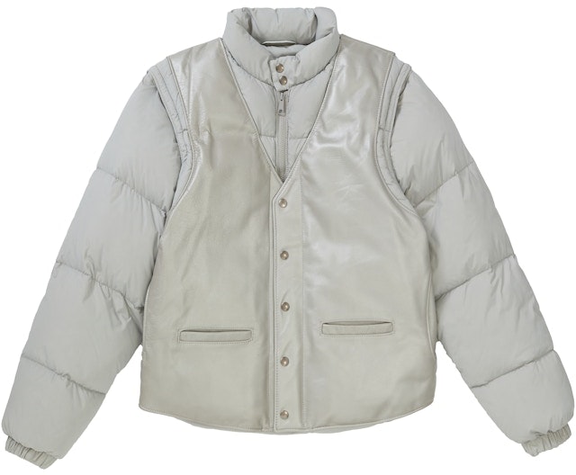 supreme-schott-down-leather-vest-puffy-jacket-sliver