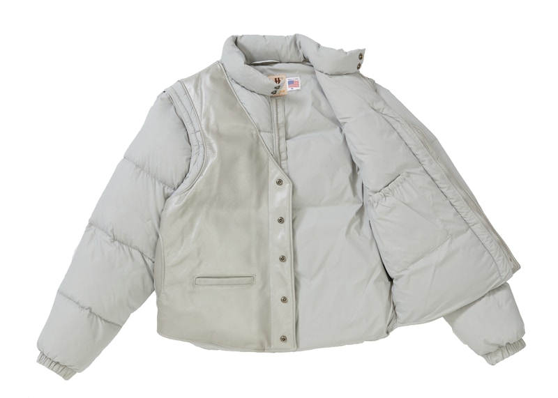 Order 슈프림 숏 패딩 베스트 (실버)
