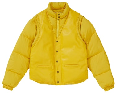 Supreme Schott Jaket Kulit Vest Tebal Kuning Buy Supreme Schott Jaket Kulit Vest Tebal Kuning
